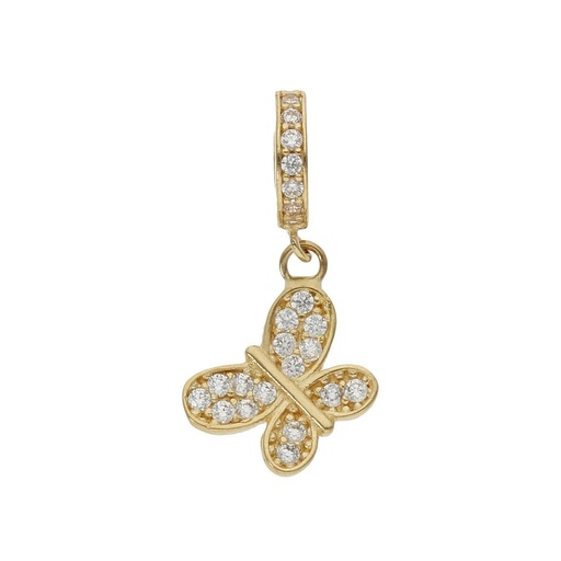 [CH46] CHARMS COLGANTE ORO 18KL MARIPOSA