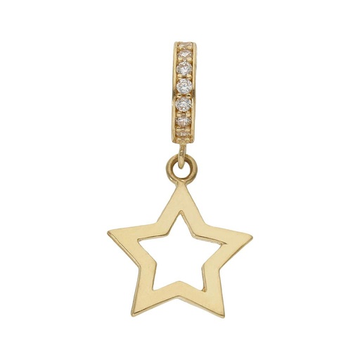 [CH50] CHARMS COLGANTE ORO 18KL ESTRELLA