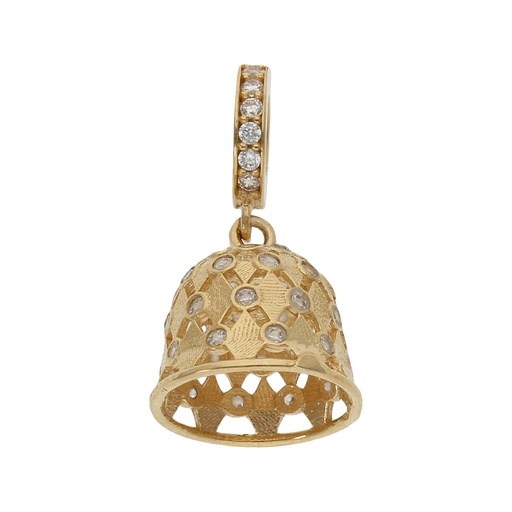 [CH61] CHARMS COLGANTE ORO 18KL CAMPANA