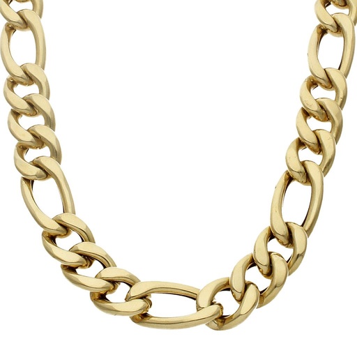 COLLAR ORO 18KL HUECO 3x1 - 15MM