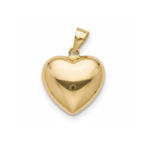 [G172] COLGANTE ORO 18KL CORAZON MEDIANO