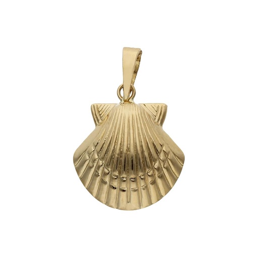 [G199] COLGANTE ORO 18KL CONCHA PEQUEÑA