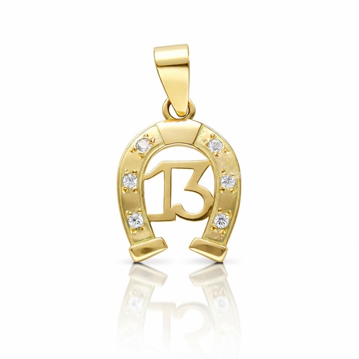 [G2004] COLGANTE ORO 18KL HERRADURA PEQUEÑA