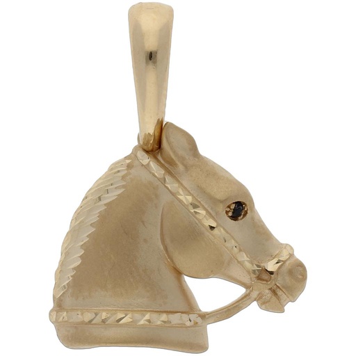 [G841] COLGANTE ORO 18KL CABALLO - 22X19MM