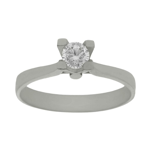 SORTIJA ORO BLANCO 18KL DIAMANTE