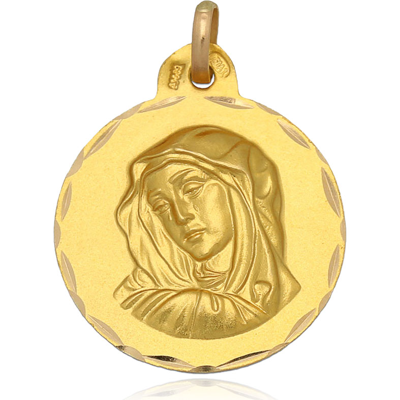 MEDALLA ORO 18KL DOLOROSA - 21MM
