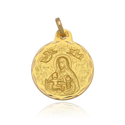 MEDALLA ORO 18KL V. DE CINTA - 15MM