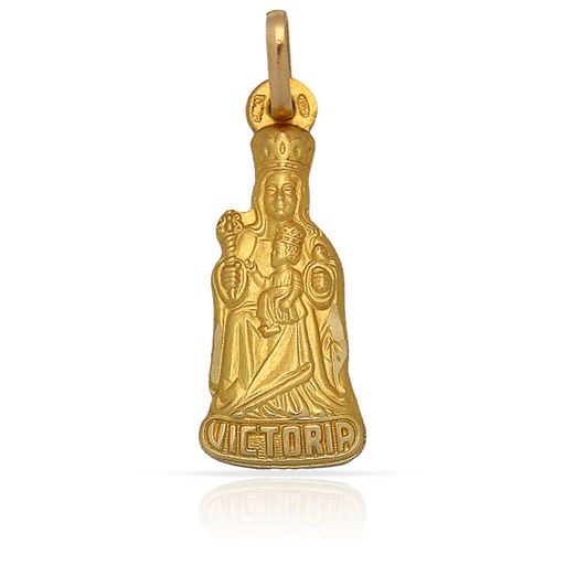 MEDALLA ORO 18KL V.DE LA VICTORIA - 9X23MM 