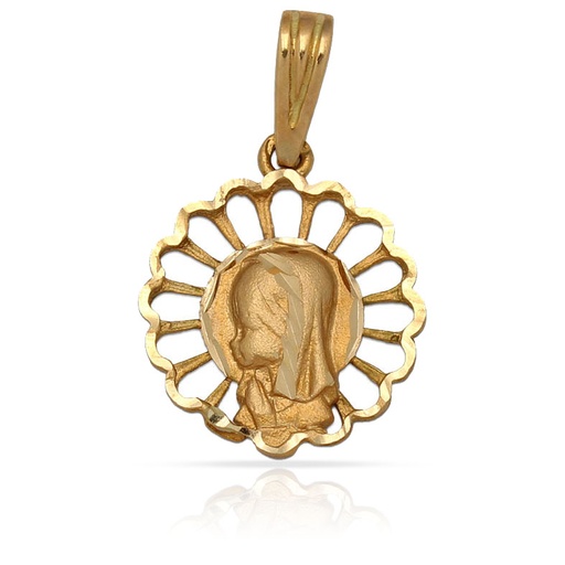 MEDALLA ORO 18KL VIRGEN NIÑA - 15MM