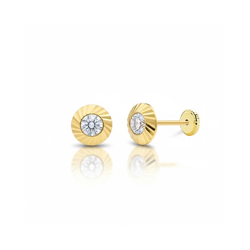 [P1306/1] PENDIENTES ORO 18KL REDONDOS
