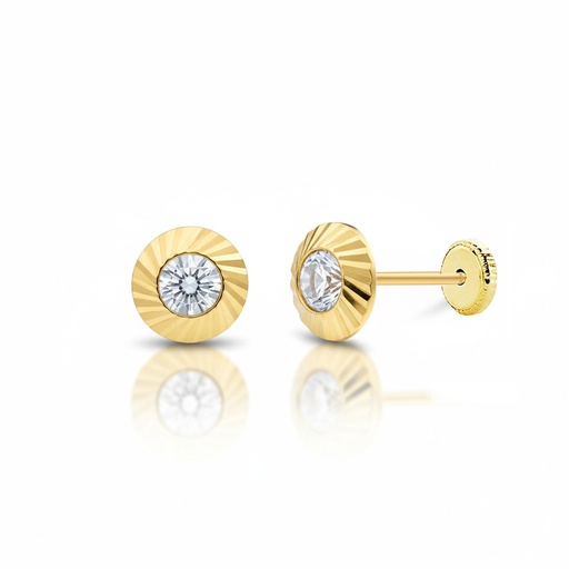 [P1306/2] PENDIENTES ORO 18KL REDONDOS