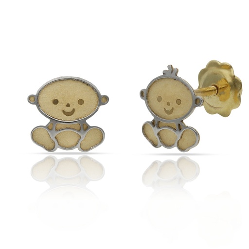 [P179] PENDIENTES ORO 18KL NIÑO