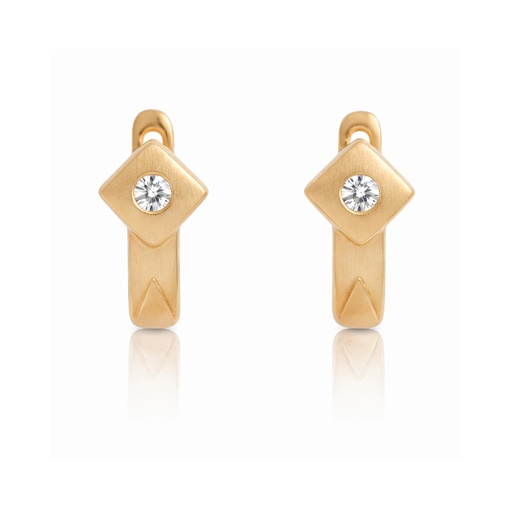 [P2288] PENDIENTES ORO 18KL CIRCONITAS