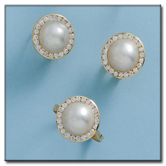 [P2374] PENDIENTES ORO 18KL PERLAS JAPONESAS