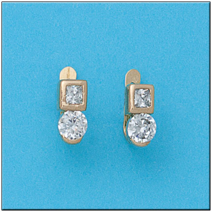 [P590] PENDIENTES ORO 18KL