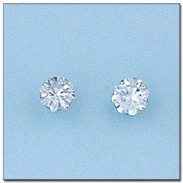 [P6020] PENDIENTES ORO BLANCO 18KL