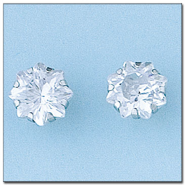 [P6023] PENDIENTES ORO BLANCO 18KL