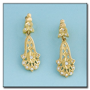 [P6325] PENDIENTES ORO 18KL CIRCONITAS