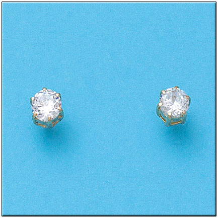 [P637] PENDIENTES ORO 18KL CIRCONITAS