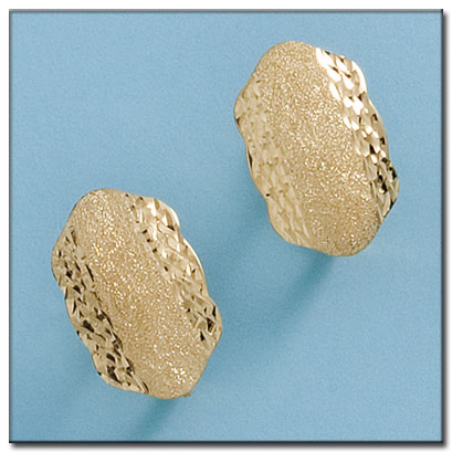 [P707] PENDIENTES ORO 18KL TALLADOS
