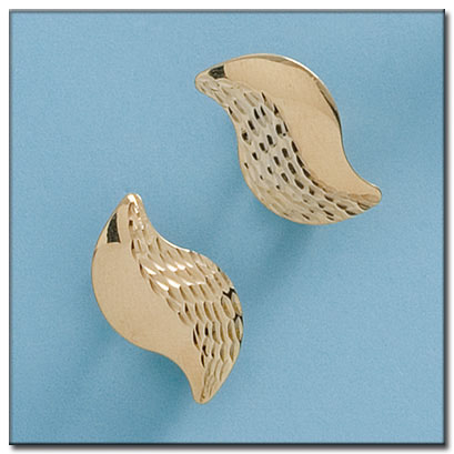 [P713] PENDIENTES ORO 18KL TALLADOS