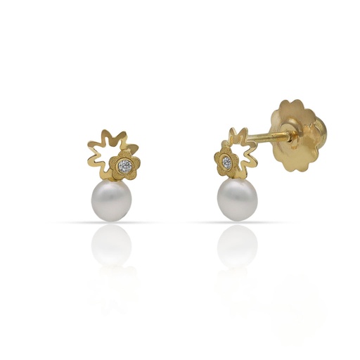 [P792] PENDIENTES ORO 18KL ESTRELLAS
