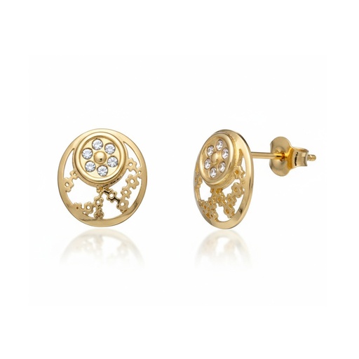 [P799] PENDIENTES ORO 18KL REDONDOS