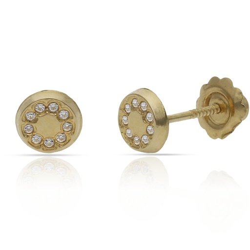 [P811] PENDIENTES ORO 18KL REDONDOS