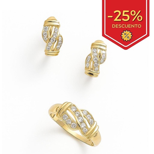 [P9089] PENDIENTES ORO 18KL