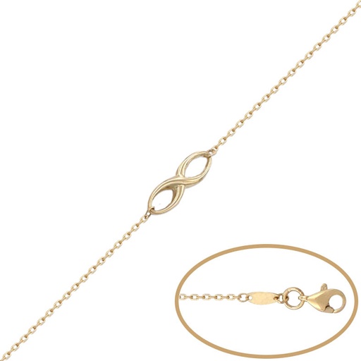 [PU1054] PULSERA ORO 18KL INFINITO
