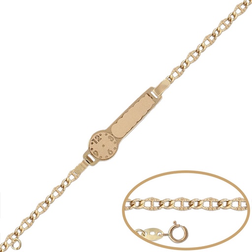[PU1159] PULSERA ORO 18KL RELOJ - 13CM