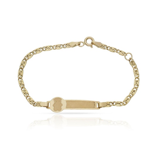 [PU1260] PULSERA OSO ORO 18KL