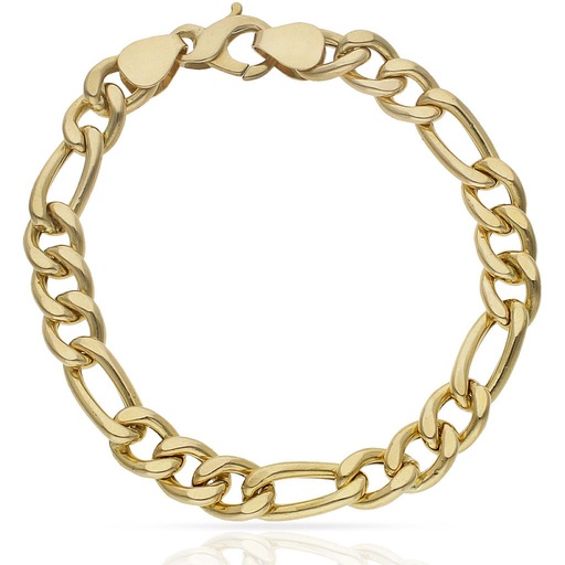 PULSERA ORO 18KL HUECA 3x1