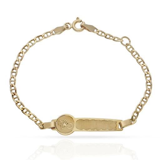 [PU218] PULSERA ORO 18KL CHUPETE ANCLA