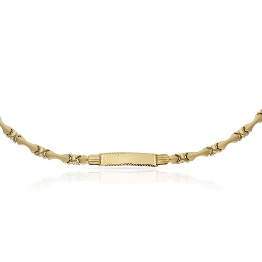 [PU293] PULSERA ORO 18KL PLACA