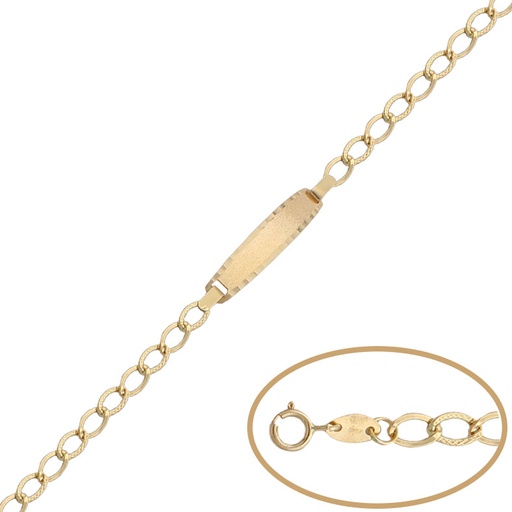 [PU346] PULSERA ORO 18KL PLACA