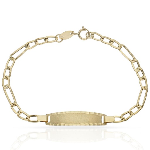 [PU349] PULSERA ORO 18KL PLACA