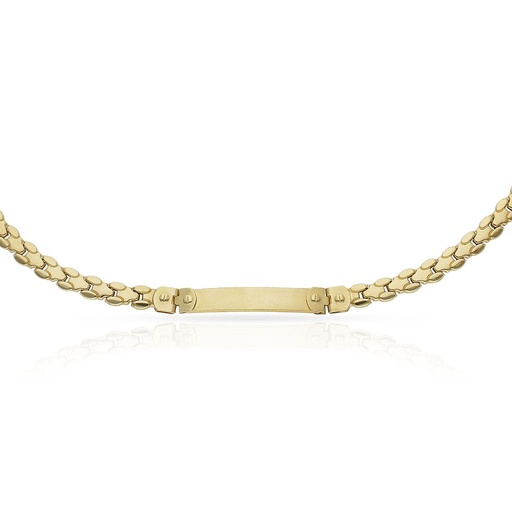 [PU411] PULSERA ORO 18KL PLACA