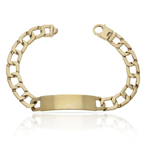 [PU631] PULSERA ORO 18KL MACIZA PLACA