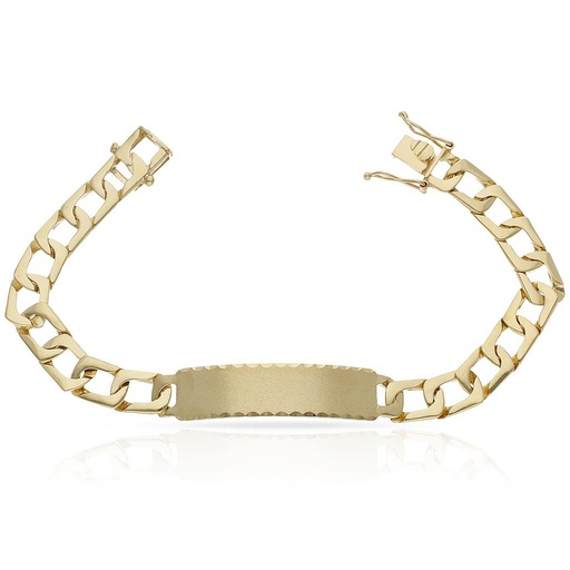 [PU783] PULSERA ORO 18KL MACIZA PLACA