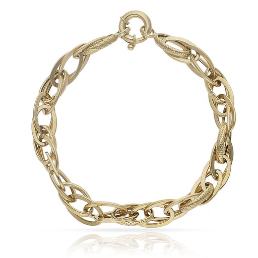PULSERA ORO 18KL TROQUELADA