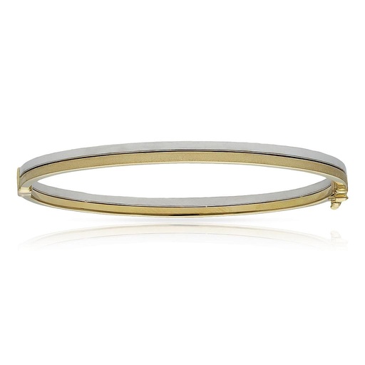 BRAZALETE ORO 18KL BICOLOR