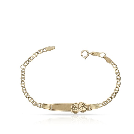 [PU985] PULSERA ORO 18KL PATUCOS - 13.50CM