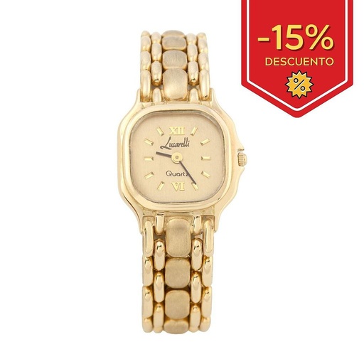 [R308] RELOJ ORO 18KL SEÑORA LUCARELLI