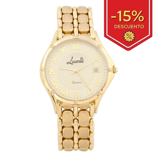 [R311] RELOJ ORO 18KL CABALLERO LUCARELLI
