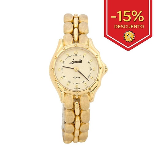 [R428] RELOJ ORO 18KL SEÑORA LUCARELLI