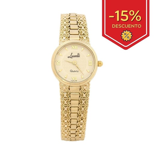 [R435] RELOJ ORO 18KL SEÑORA LUCARELLI