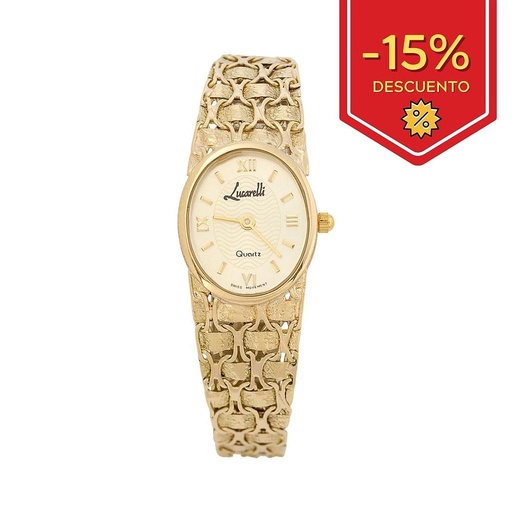 [R438] RELOJ ORO 18KL SEÑORA LUCARELLI