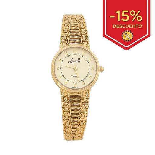 [R440] RELOJ ORO 18KL SEÑORA LUCARELLI