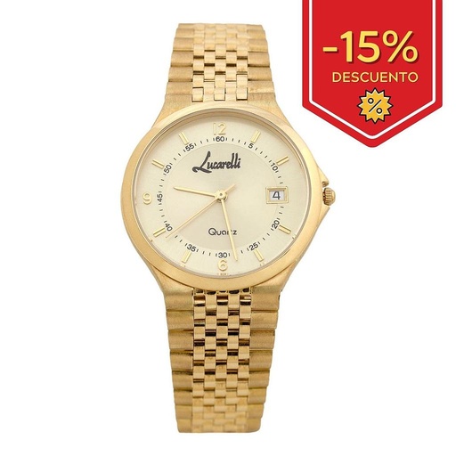 [R451] RELOJ ORO 18KL CABALLERO LUCARELLI